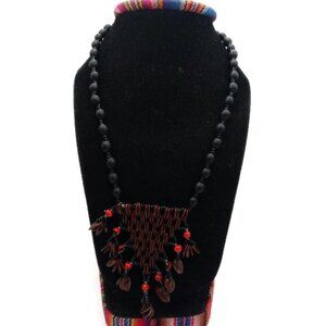 Handmade Shaman Necklace Natural Seeds Amazon Rainforest